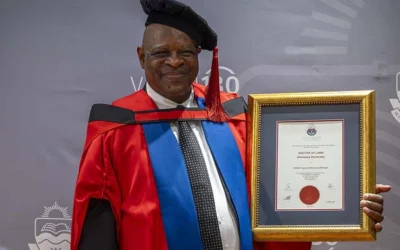 Former Chief Justice Raymond Zondo Receives Honorary Doctorate During UFS April Graduations
